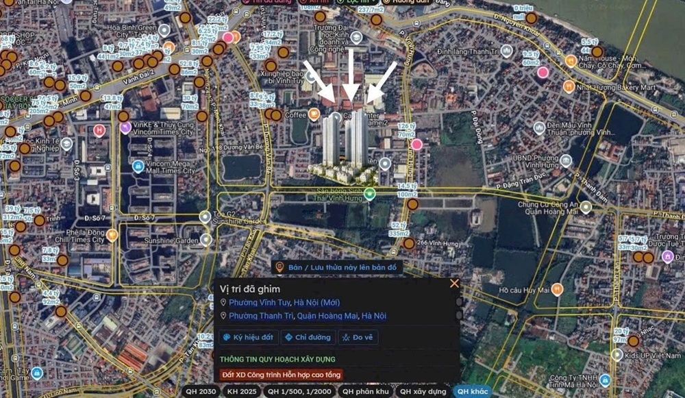 dự án Meyhomes Galleria Hoàng Mai (còn gọi là Galleria Hoàng Mai) vị trí mở bán